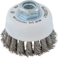 Brosse m&eacute;tallique AllSteel, 3" dia. x 5/8"-11 arbre Dufferin Supply
