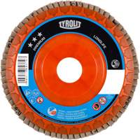 Premium LongLife Flap Disc, 4-1/2" x 7/8", Type 27, 120 Grit, Zirconium Dufferin Supply