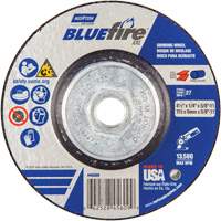 Meule XXL BlueFire, 4-1/2" x 1/4", Arbre 5/8", C&eacute;ramique d'alumine, Type 27 Dufferin Supply
