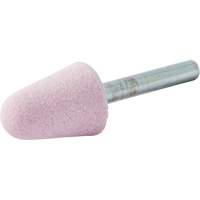 Vitrified Bond Mounted Point, A5, Aluminum Oxide, 3/4" Dia., 1-1/8" L, 80 Grit Dufferin Supply