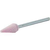 Vitrified Bond Mounted Point, B53, Aluminum Oxide, 5/16" Dia., 5/8" L, 80 Grit Dufferin Supply