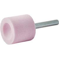 Vitrified Bond Mounted Point, A38, Aluminum Oxide, 1" Dia., 1" L, 80 Grit Dufferin Supply