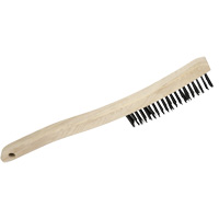 3LH Brosse m&eacute;tallique manuelle, Acier au carbone, 3 x 19 rangs de fils, Longueur 13-3/4" Dufferin Supply
