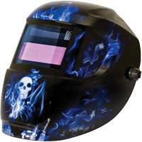 Masque de soudage Carrera ArcOne, 2" lo x 3" la Champ de vision, Teinte 9 - 13, Bleu Dufferin Supply
