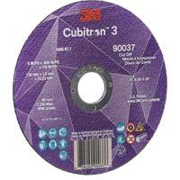Meule &agrave; tronçonner Cubitron 3, 5" x 0,045", Arbre de 7/8", Type 1, C&eacute;ramique, 12250 Tr/min Dufferin Supply