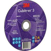 Cubitron 3 Cut-Off Wheel, 6" x 0.045", Type T27, Ceramic, 10200 RPM Dufferin Supply