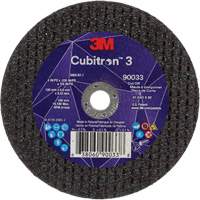 Meule &agrave; tronçonner Cubitron 3, 4" x 0,035", Arbre de 3/8", Type T1, C&eacute;ramique, 21000 Tr/min Dufferin Supply