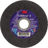 Meule &agrave; tronçonner Cubitron 3, 4-1/2" x 0,04", Arbre de 7/8", Type T1, C&eacute;ramique, 13 300 Tr/min Dufferin Supply