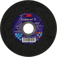 Disque de coupe Cubitron 3, 5" x 9/32", Arbre de 3/8", Type 41 Dufferin Supply