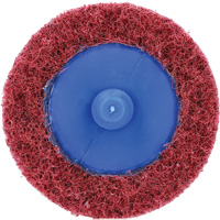 Disque de pr&eacute;paration de surface non tiss&eacute; &agrave; rechange rapide Bear-Tex Vortex, 2" dia., Grain Moyen, Oxyde d'aluminium Dufferin Supply