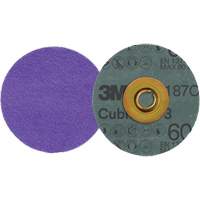 Disque en fibre Roloc Cubitron 3, 3" dia., Grain 60+, C&eacute;ramique Dufferin Supply