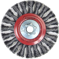 Roue compl&egrave;te de c&acirc;ble de torsion, Dia. 4", Fils 0,02", Arbre 5/8"-11, Acier Dufferin Supply