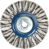 Roue compl&egrave;te de c&acirc;ble de torsion, Dia. 4", Fils 0,02", Arbre 5/8"-11, Acier inoxydable Dufferin Supply