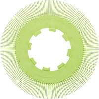 Brosse radiale en soies de pr&eacute;cision type S PN-RB sans adaptateur Scotch-Brite, C&eacute;ramique, Grain 50+, 8" dia. Dufferin Supply