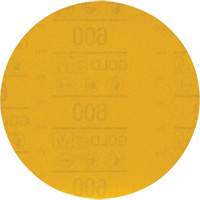 Disque abrasif dor&eacute; Hookit 09260, dia 6", Grain 600, Oxyde d'aluminium, Poids C Dufferin Supply