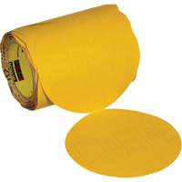 Disque abrasif dor&eacute; en rouleau Stikit 09317, 6" dia., Grain 320, Oxyde d'aluminium Dufferin Supply
