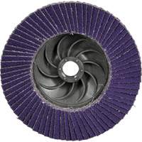 Cubitron 3 Conical  Flap Disc with Quick Change 1169F, 4-1/2" x 5/8"-11, Type T29, 80+ Grit, Ceramic Dufferin Supply
