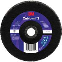 Cubitron 3 Flat Flap Disc 1169F, 7" x 7/8", Type T27, 40+ Grit, Ceramic Dufferin Supply