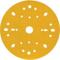 Hookit Gold Abrasive Disc, 6" Dia., 120 Grit, Aluminum Oxide, C-Weight Dufferin Supply