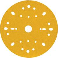 Disque abrasif dor&eacute; Hookit, dia 6", Grain 180, Oxyde d'aluminium, Poids C Dufferin Supply