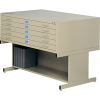 Classeurs en acier pour plans, 5 Tiroirs, 40-3/8" la x 29-3/8" p x 16-1/2" h Dufferin Supply