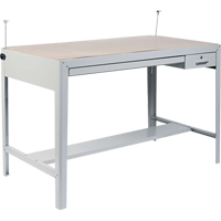 Base pour table &agrave; dessin de pr&eacute;cision, 56-3/8" la x Gris Dufferin Supply