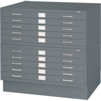 Steel Plan Files, 5 Drawers, 40-3/8" W x 29-3/8" D x 16-1/2" H Dufferin Supply