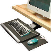 Heavy-Duty Articulating Keyboard Trays With Mouse Platform OB539 | Dufferin Supply