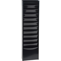 Literature Storage Racks, Stationary, 11 Slots, Steel, 9-3/4" W x 4-1/8" D x 36" H Dufferin Supply