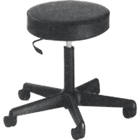 Tabouret de travail de s&eacute;rie 900, Mobile, Ajustable, , Vinyle Si&egrave;ge, Noir Dufferin Supply