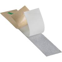 Attache, Crochet, 25 vg x 1", Adh&eacute;sif, Blanc Dufferin Supply