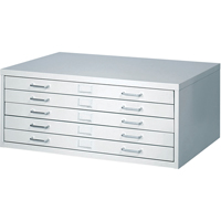 FacilTM Flat File Cabinets, 5 Drawers, 40" W x 26" D x 16-3/8" H OJ915 | Dufferin Supply