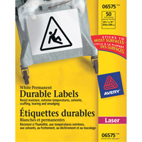 TrueBlock Labels, Polyester, 11" L x 8.5" H, White OL168 | Dufferin Supply