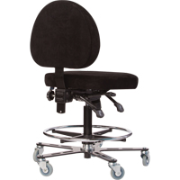 Si&egrave;ges ergonomiques pour le soudage TF180, Su&egrave;de, Noir, Capacit&eacute; 300 lb Dufferin Supply