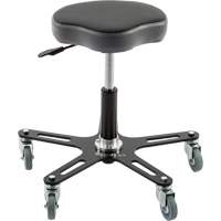 SF130 Ergonomic Chair, Vinyl Seat, Black Dufferin Supply