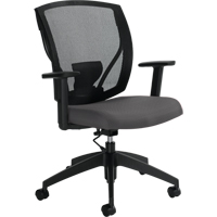 Task Chairs, Vinyl, Charcoal, 300 lbs. Capacity Dufferin Supply