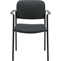 Stacking Chairs, Fabric, 32" High, 300 lbs. Capacity, Charcoal Dufferin Supply