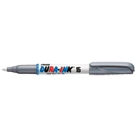 Dura-Ink&reg; #15 Permanent Marker, Fine, Silver Dufferin Supply
