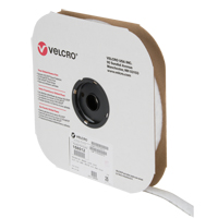 Fastener Tape, Loop, 25 yds x 3/4", Adhesive, White Dufferin Supply