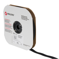 Ruban d'attaches, Boucle, 25 vg x 1", Cousu, Noir Dufferin Supply