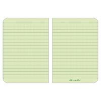 Memo Book, Soft Cover, Tan, 112 Pages, 3-1/2" W x 5" L OQ417 | Dufferin Supply