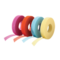 One-Wrap<sup>®</sup> Cable Management Tape, Hook & Loop, 25 yds x 5/8", Self-Grip, Yellow OQ535 | Dufferin Supply