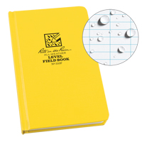 Bound Book, Hard Cover, Yellow, 160 Pages, 4-5/8" W x 7-1/4" L OQ543 | Dufferin Supply