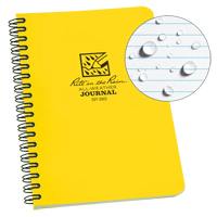 Side-Spiral Notebook, Soft Cover, Yellow, 64 Pages, 4-5/8" W x 7" L OQ545 | Dufferin Supply