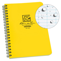 Side-Spiral Notebook, Soft Cover, Yellow, 64 Pages, 4-5/8" W x 7" L OQ546 | Dufferin Supply