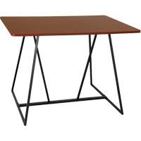 Oasis™ Standing Teaming Table, 48" L x 60" W x 42" H, Cherry OQ703 | Dufferin Supply