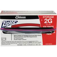 Ziploc<sup>®</sup> Double Zip Food Storage Bags OQ993 | Dufferin Supply