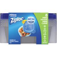 Ziploc<sup>®</sup> Mini Square Food Container, Plastic, 118 ml Capacity, Clear OR135 | Dufferin Supply