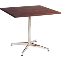 Cafeteria Table, 36" L x 36" W x 29-1/2" H, Laminate, Brown OR435 | Dufferin Supply