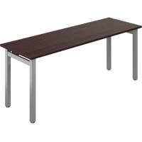 Newland Table Desk, 29-7/10" L x 72" W x 29-3/5" H, Dark Brown OR443 | Dufferin Supply